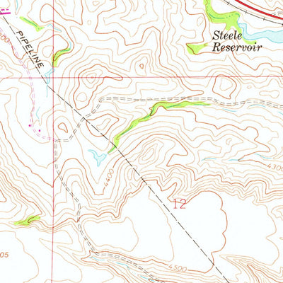 United States Geological Survey Dayton North, WY (1964, 24000-Scale) digital map