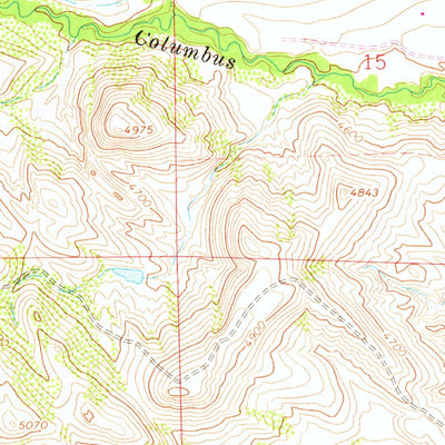 United States Geological Survey Dayton North, WY (1964, 24000-Scale) digital map