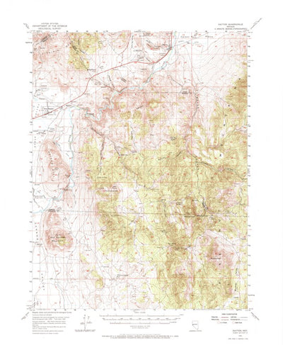 United States Geological Survey Dayton, NV (1956, 62500-Scale) digital map