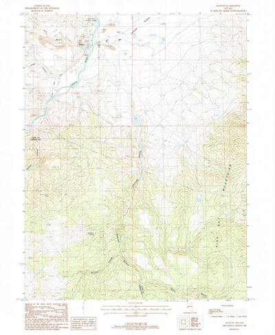 United States Geological Survey Dayton, NV (1987, 24000-Scale) digital map