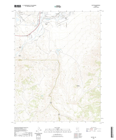 United States Geological Survey Dayton, NV (2021, 24000-Scale) digital map