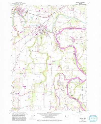 United States Geological Survey Dayton, OR (1957, 24000-Scale) digital map