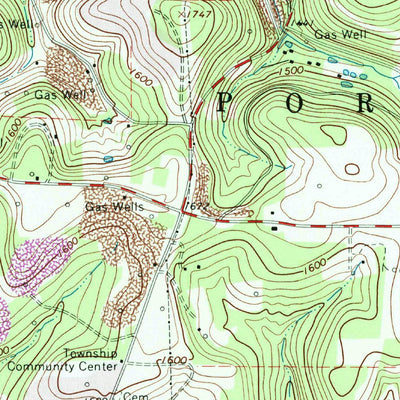 United States Geological Survey Dayton, PA (1968, 24000-Scale) digital map