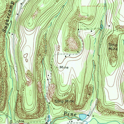 United States Geological Survey Dayton, PA (1968, 24000-Scale) digital map