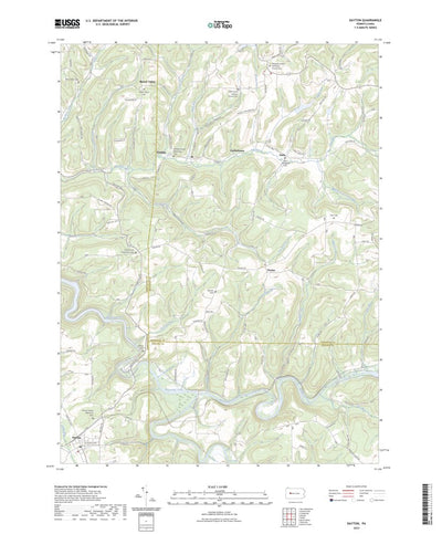 United States Geological Survey Dayton, PA (2023, 24000-Scale) digital map