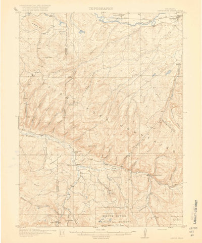 United States Geological Survey Dayton Peak, CO (1920, 62500-Scale) digital map