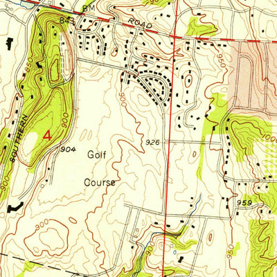 United States Geological Survey Dayton South, OH (1955, 24000-Scale) digital map