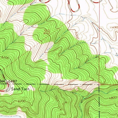 United States Geological Survey Dayton South, WY (1964, 24000-Scale) digital map