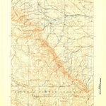 United States Geological Survey Dayton, WY-MT (1901, 125000-Scale) digital map