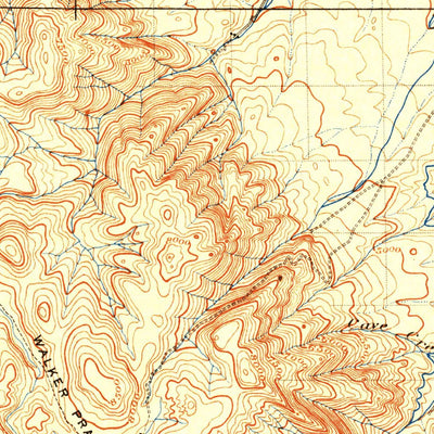 United States Geological Survey Dayton, WY-MT (1901, 125000-Scale) digital map