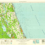 United States Geological Survey Daytona Beach, FL (1958, 250000-Scale) digital map