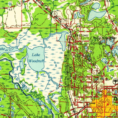 United States Geological Survey Daytona Beach, FL (1958, 250000-Scale) digital map