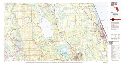 United States Geological Survey Daytona Beach, FL (1978, 100000-Scale) digital map
