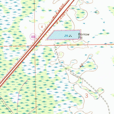 United States Geological Survey Daytona Beach SW, FL (1962, 24000-Scale) digital map