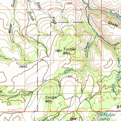 United States Geological Survey Dayville, OR (1981, 100000-Scale) digital map