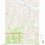United States Geological Survey Dayville, OR (1992, 24000-Scale) digital map