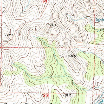 United States Geological Survey Dayville, OR (1992, 24000-Scale) digital map