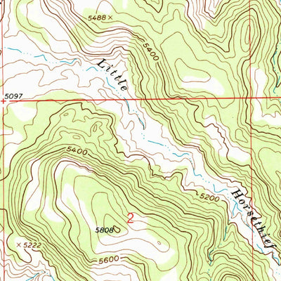 United States Geological Survey De Beque, CO (1962, 24000-Scale) digital map