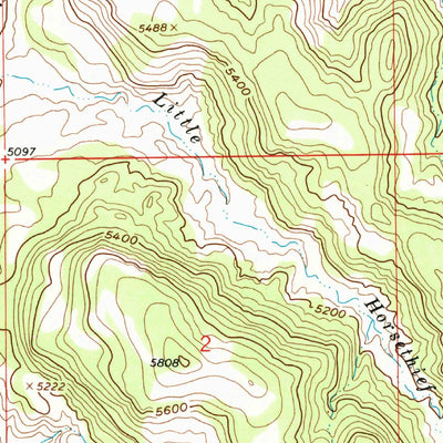 United States Geological Survey De Beque, CO (1962, 24000-Scale) digital map