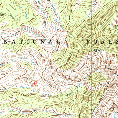 United States Geological Survey De Beque, CO (1962, 24000-Scale) digital map