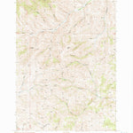 United States Geological Survey De Bord Peaks, OR (1990, 24000-Scale) digital map