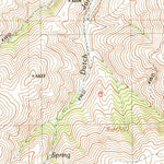 United States Geological Survey De Bord Peaks, OR (1990, 24000-Scale) digital map