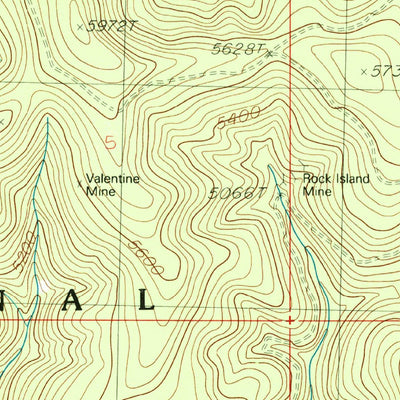 United States Geological Survey De Borgia North, MT (1988, 24000-Scale) digital map