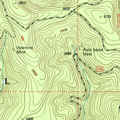 United States Geological Survey De Borgia North, MT (1999, 24000-Scale) digital map