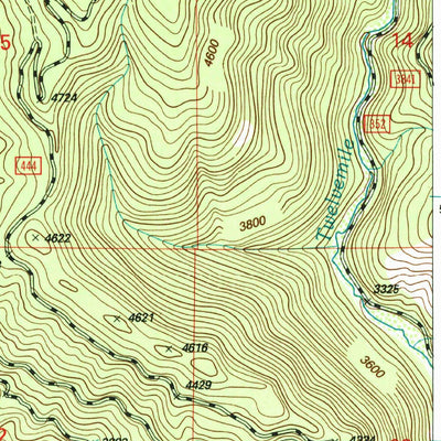 United States Geological Survey De Borgia North, MT (1999, 24000-Scale) digital map