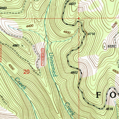 United States Geological Survey De Borgia South, MT-ID (1999, 24000-Scale) digital map