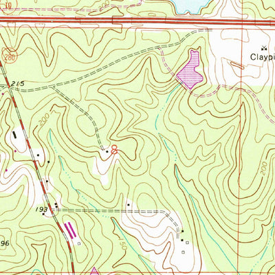 United States Geological Survey De Funiak Springs East, FL (1973, 24000-Scale) digital map