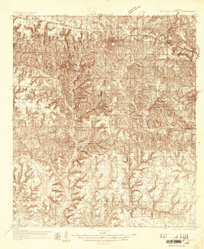 United States Geological Survey De Funiak Springs, FL (1935, 48000-Scale) digital map