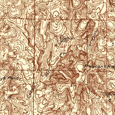 United States Geological Survey De Funiak Springs, FL (1935, 48000-Scale) digital map