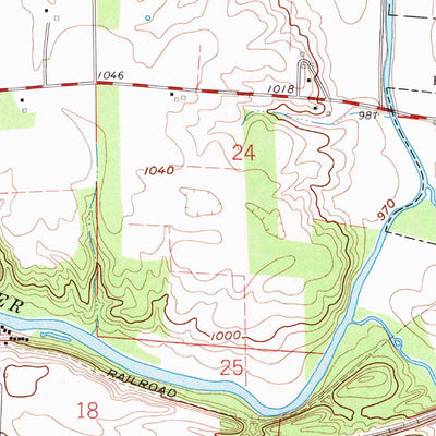 United States Geological Survey De Graff, OH (1961, 24000-Scale) digital map