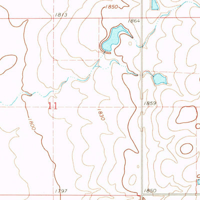 United States Geological Survey De Grey NE, SD (1967, 24000-Scale) digital map