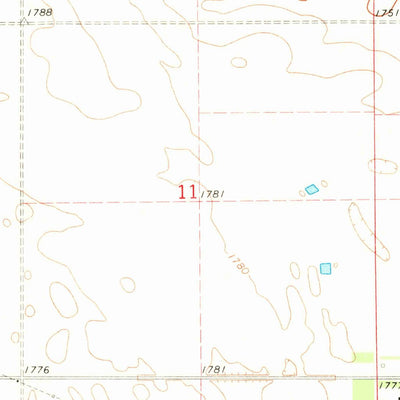 United States Geological Survey De Grey NW, SD (1967, 24000-Scale) digital map