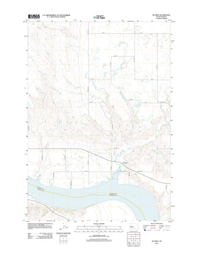United States Geological Survey De Grey, SD (2012, 24000-Scale) digital map