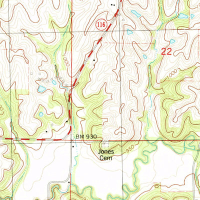 United States Geological Survey De Kalb, MO (1984, 24000-Scale) digital map