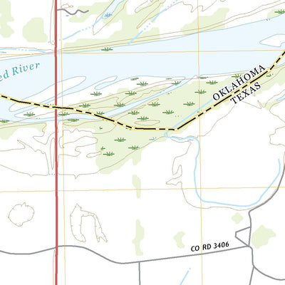 United States Geological Survey De Kalb NW, TX (2022, 24000-Scale) digital map
