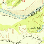 United States Geological Survey De Kalb NW, TX-OK (1951, 24000-Scale) digital map