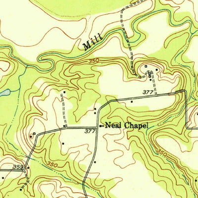 United States Geological Survey De Kalb NW, TX-OK (1951, 24000-Scale) digital map
