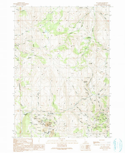 United States Geological Survey De Lamar, ID (1990, 24000-Scale) digital map