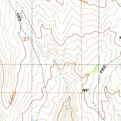 United States Geological Survey De Lamar, ID (1990, 24000-Scale) digital map