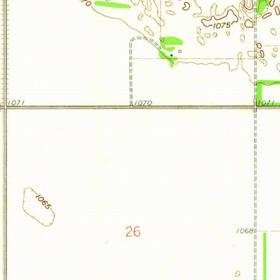 United States Geological Survey De Lamere, ND (1960, 24000-Scale) digital map