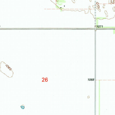 United States Geological Survey De Lamere, ND (1998, 24000-Scale) digital map