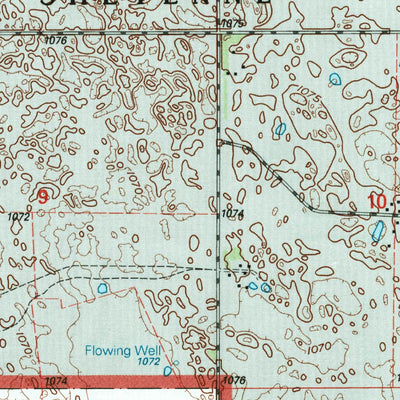 United States Geological Survey De Lamere, ND (1998, 24000-Scale) digital map