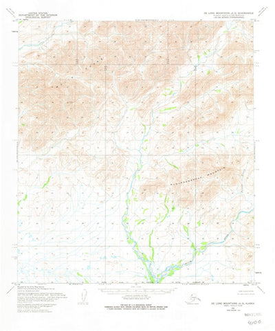 United States Geological Survey De Long Mountains A-3, AK (1955, 63360-Scale) digital map