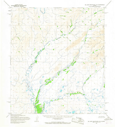United States Geological Survey De Long Mountains A-4, AK (1955, 63360-Scale) digital map