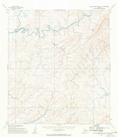 United States Geological Survey De Long Mountains A-5, AK (1955, 63360-Scale) digital map