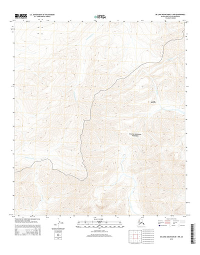 United States Geological Survey De Long Mountains B-1 NW, AK (2015, 25000-Scale) digital map